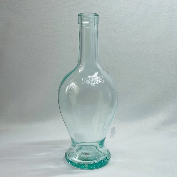 Vetreria Etrusca VE Spirit Wine Bottle Vintage Green Glass Made in Italy 16 oz - Picture 1 of 9